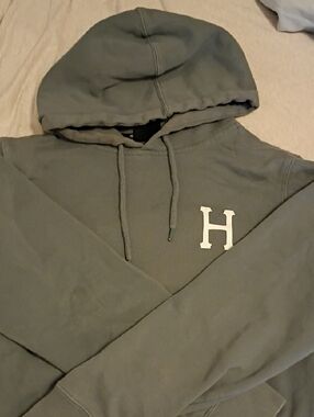 HUF Gray Pullover Hoodie